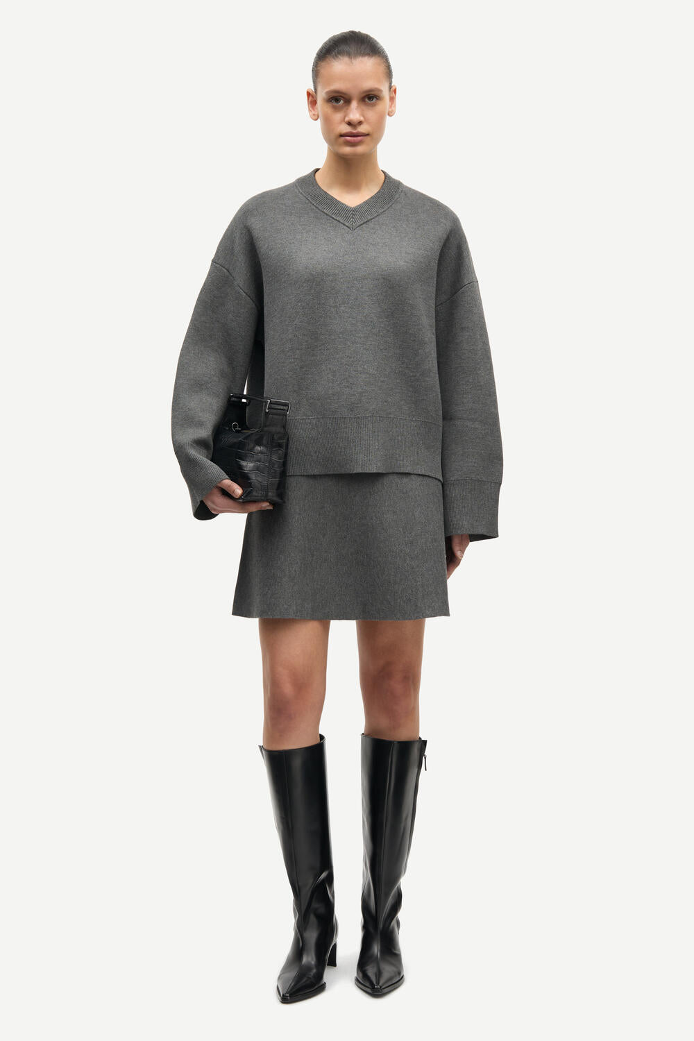 Salula nederdel - mørkegrå